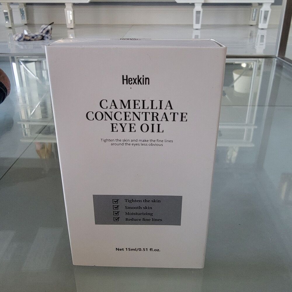Hexkin Camellia Concentrate Eye Oil Tighten Smooth Reduce Lines Elastic K-Beauty